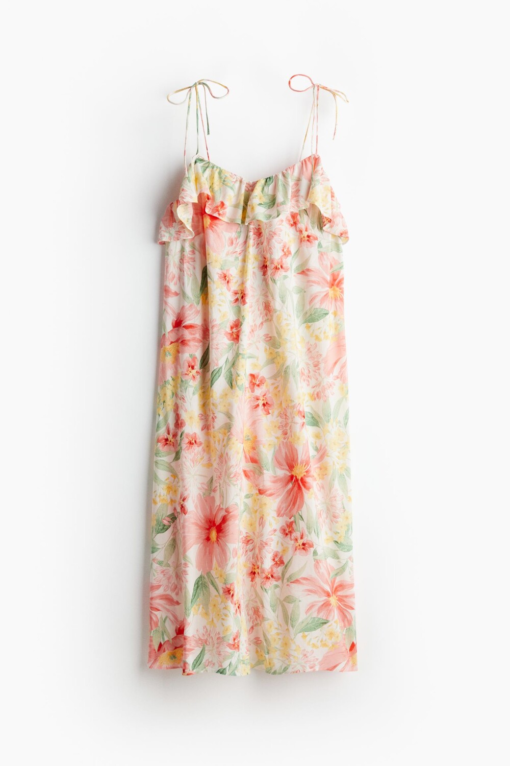 

Платье H&M Flounce-trimmed Camisole, розовый