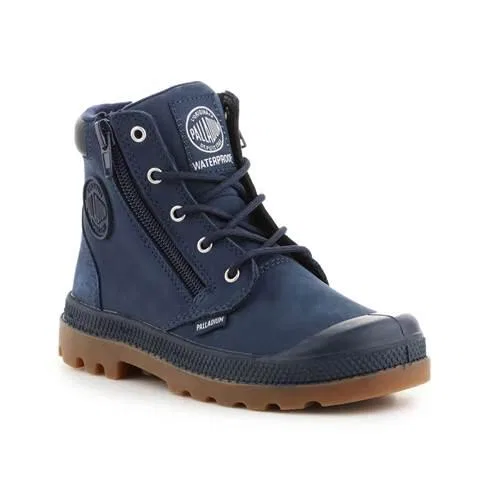 Детские водонепроницаемые ботинки Pampa HI Cuff WP Palladium, Navyblau — фото 2