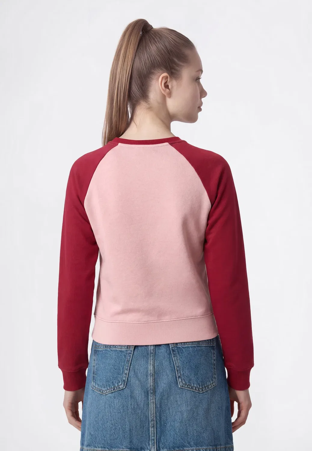 Толстовка с круглым вырезом, стандартный крой Champion, Pink — фото 3