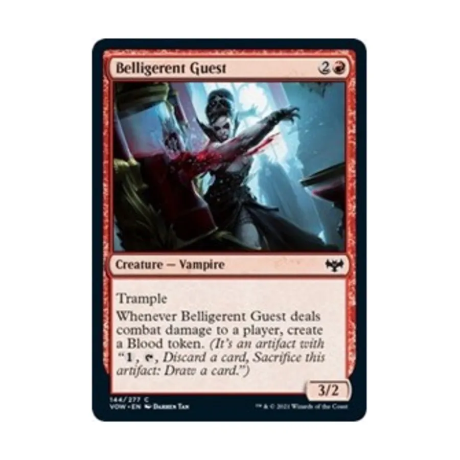 

CCG Воинственный гость (C), MTG - Innistrad: Crimson Vow