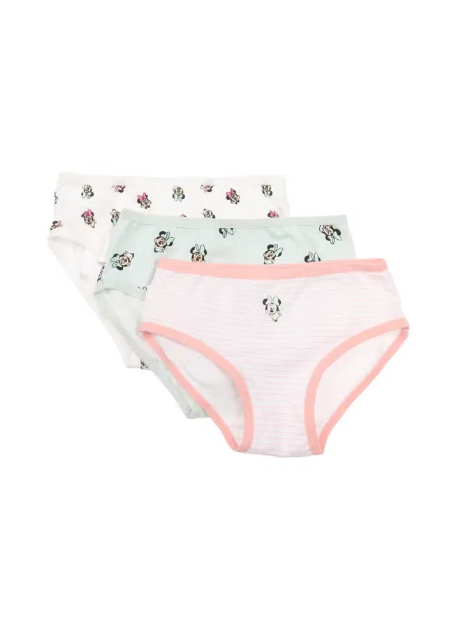 Трусы детские с принтом Minnie Zara, белый/розовый — фото 2