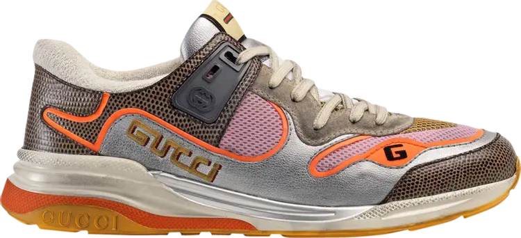 

Кроссовки Gucci Ultrapace Grey Tejus Printed, серый