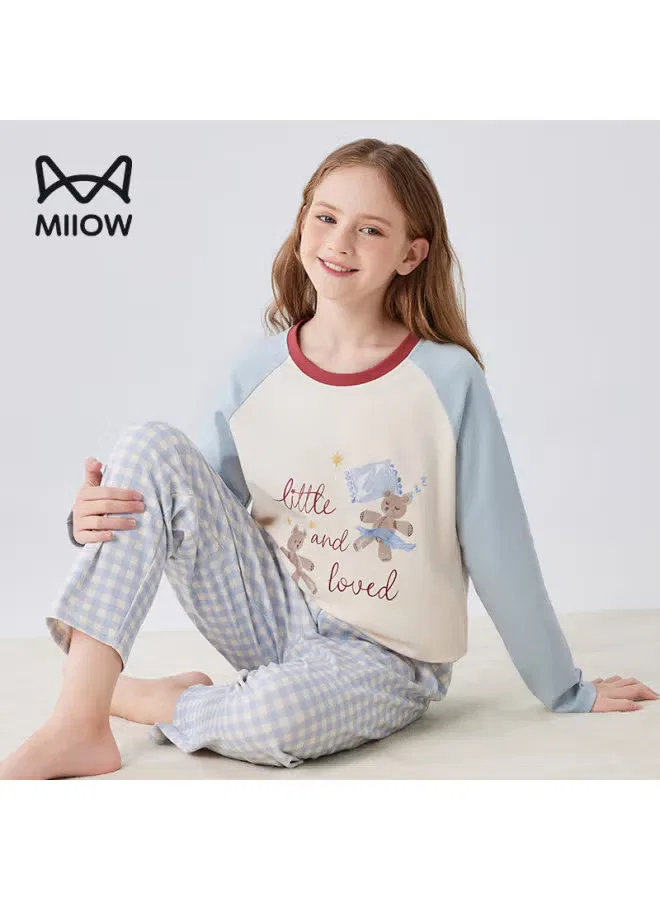 Пижама с принтом медведя комплект Miiow