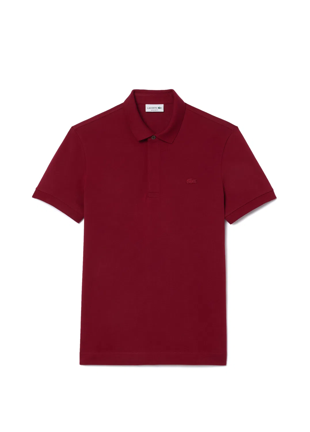 Футболка-поло Lacoste Paris Regular Fit, BORDO-476 — фото 4