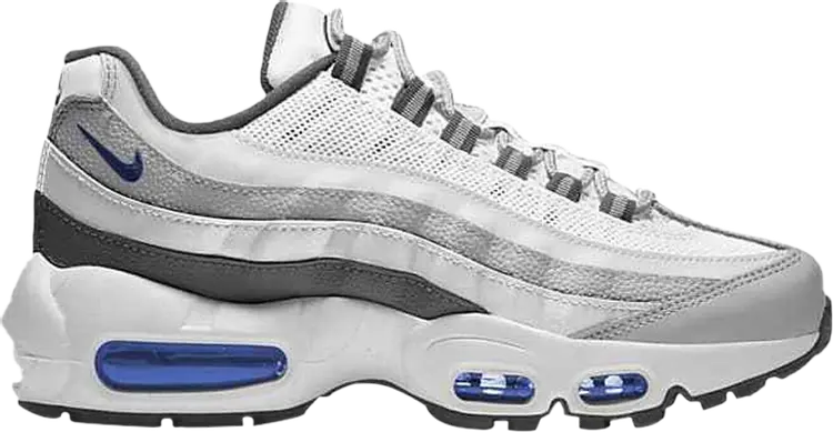 

Кроссовки Nike Air Max 95 Recraft GS 'White Game Royal', белый