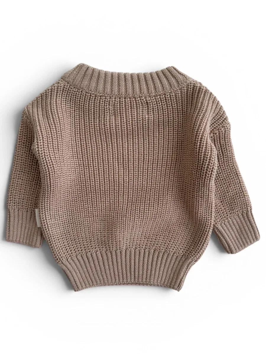 Свитер KURTI & FRIEDA «Chunky Knit» цвета мокко — фото 2