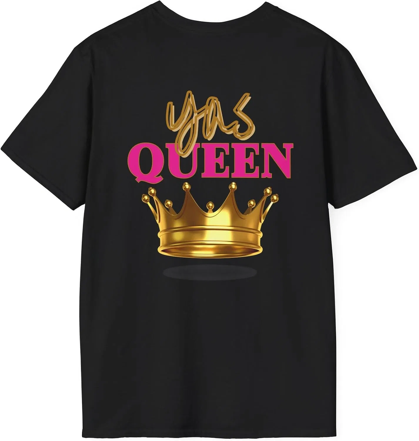 Футболка с принтом Yas Queen Gildan, Black — фото 2