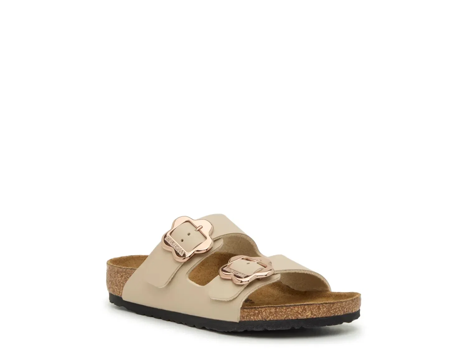 Сандалии Arizona Flowers с цветочными пряжками, Birkenstock, бежевый