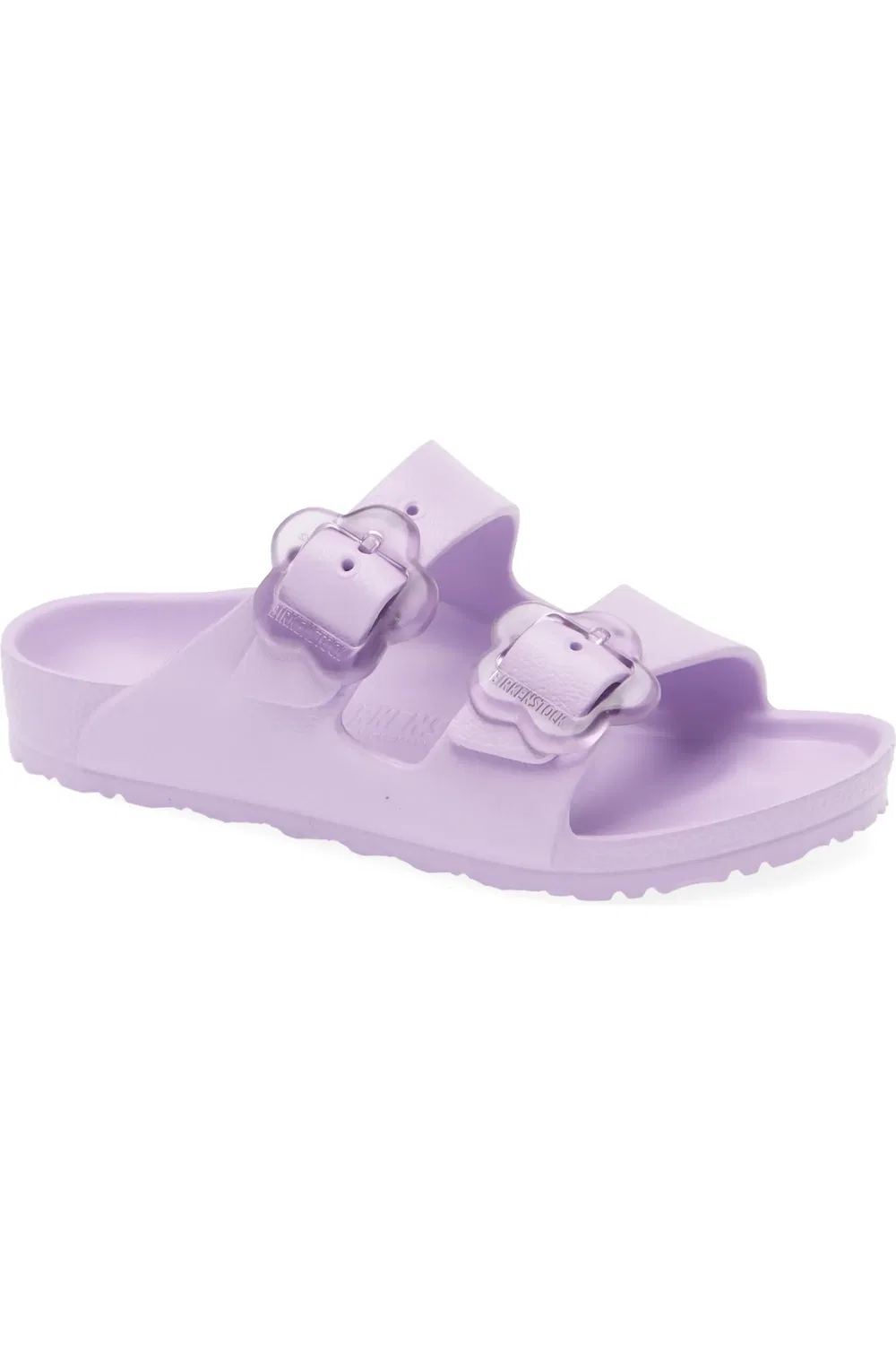Сандалии детские с цветочными пряжками Arizona Birkenstock, Crocus