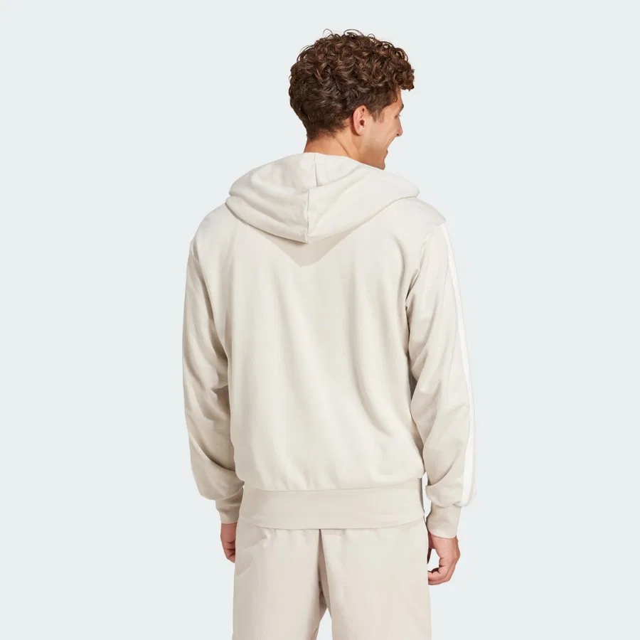Спортивные брюки с эластичным поясом adidas, Кремовый — фото 2