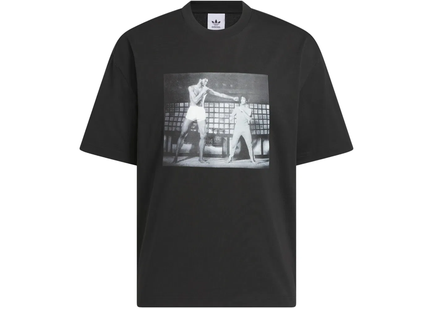 Мужская футболка с принтом Adidas Kareem Scoring Champ Graphic T-Shirt, Black