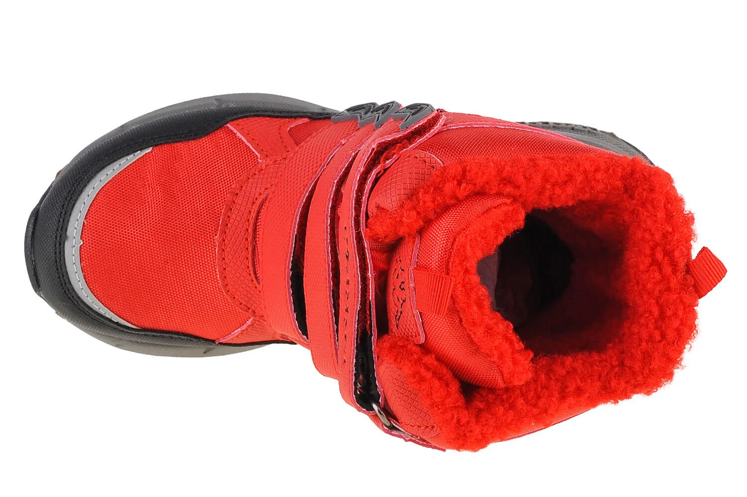 Детские зимние ботинки для девочек Vipos Tex K Kappa, Rot Schwarz — фото 3