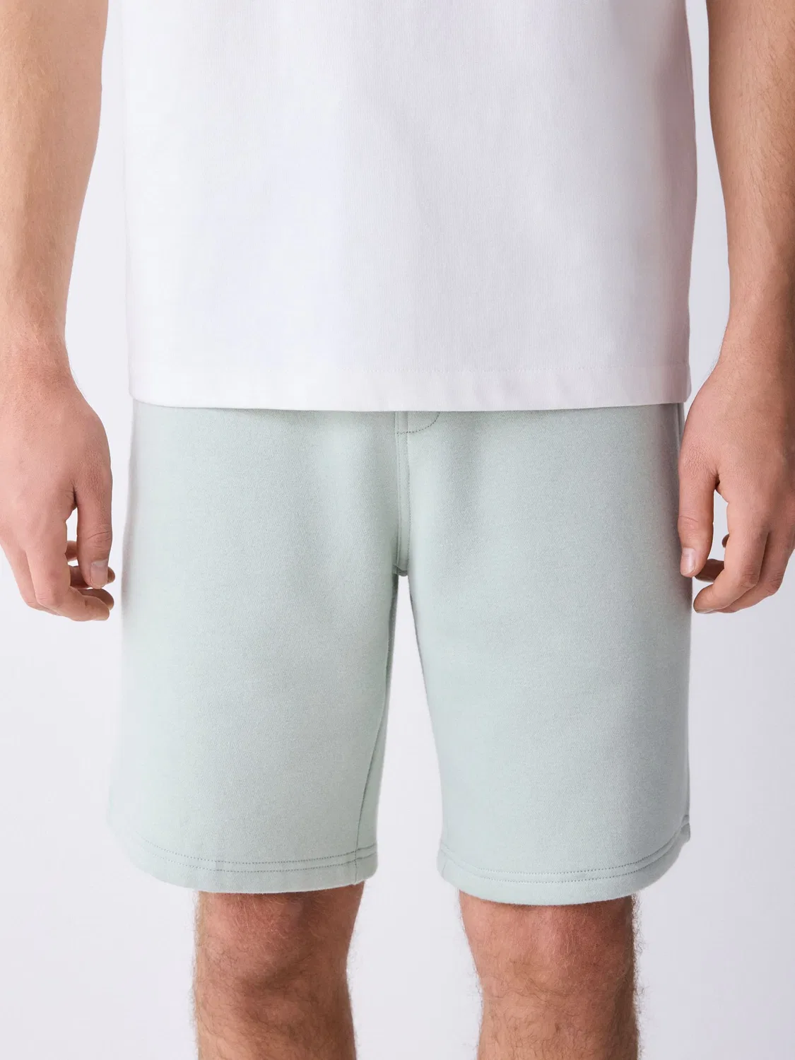 Шорты классические из мягкого джерси, Mint Green Next — фото 3
