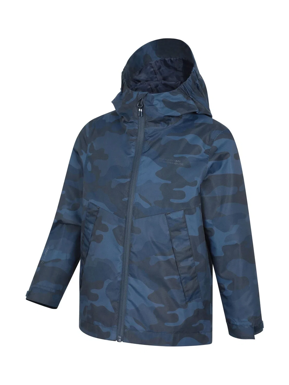 Куртка детская Ravine Lightweight Printed Waterproof Mountain Warehouse, синий — фото 2