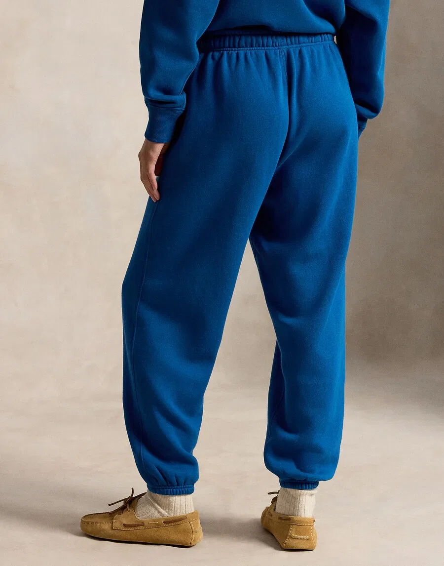 Зауженные брюки Polo Ralph Lauren синего цвета — фото 4