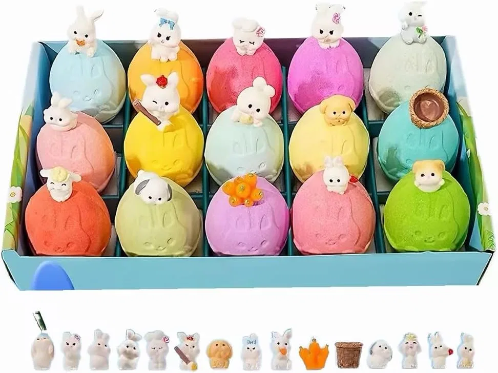 Набор бомбочек для ванны с игрушкой, Ovelle, 15 шт, 48 г