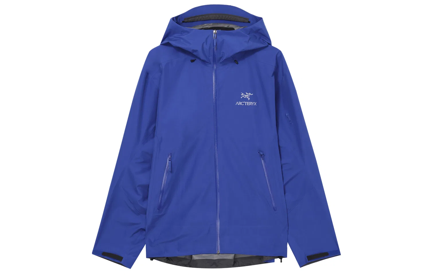 Мужская ветрозащитная куртка с длинным рукавом Arcteryx, Pixel Gray — фото 4