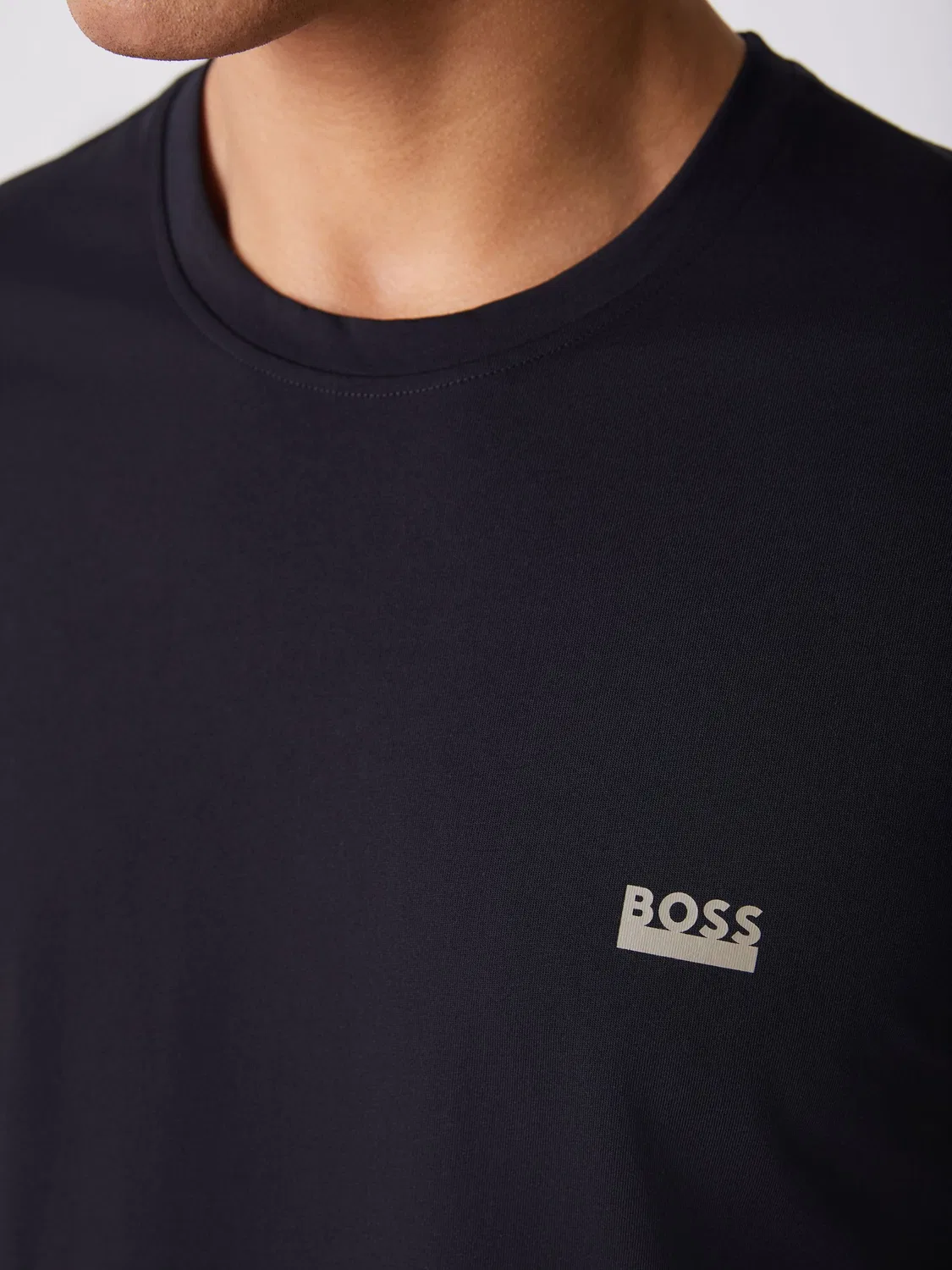 Футболка BOSS Regular Fit, черный — фото 4