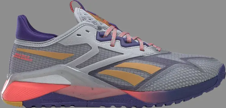 

Кроссовки wmns nano x2 tr adventure 'grey bold purple' Reebok, серый