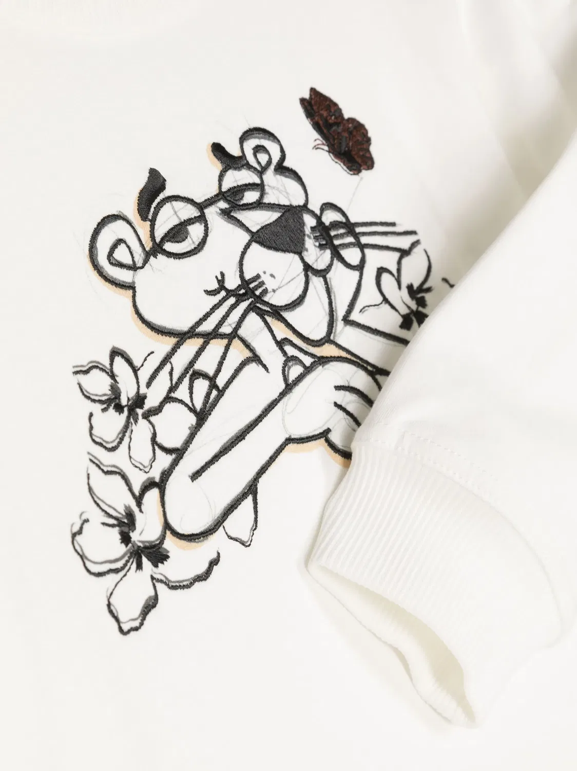 Monnalisa Свитшот с вышивкой Pink Panther — фото 3