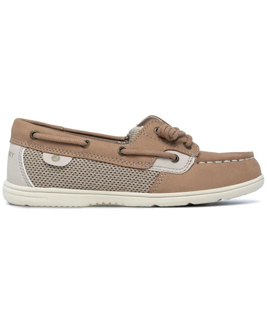Детские туфли-лодочки Shoresider Boat Shoe Sperry, Linen — фото 2