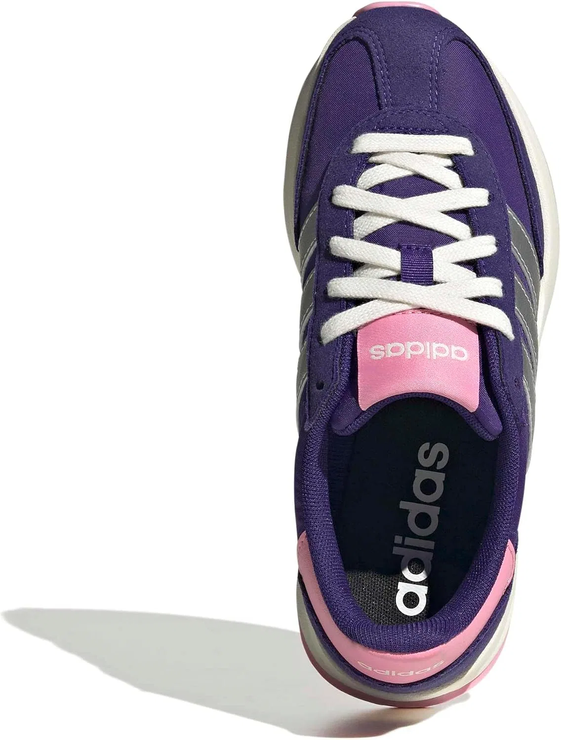 Детские кроссовки для мальчиков Run 70s 2.0 adidas, Collegiate Purple/Silver Metallic/St Tropic Bloom — фото 2
