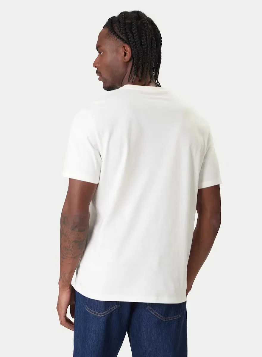 Футболка с принтом Graphic crew neck Calvin Klein, белый — фото 2