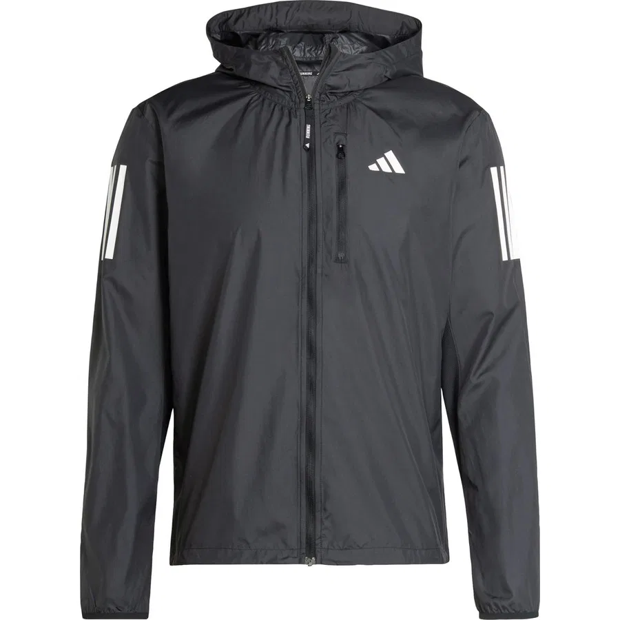 Мужская ветровка с технологией WIND.RDY OTR B JKT IN1483 adidas, Черный — фото 3