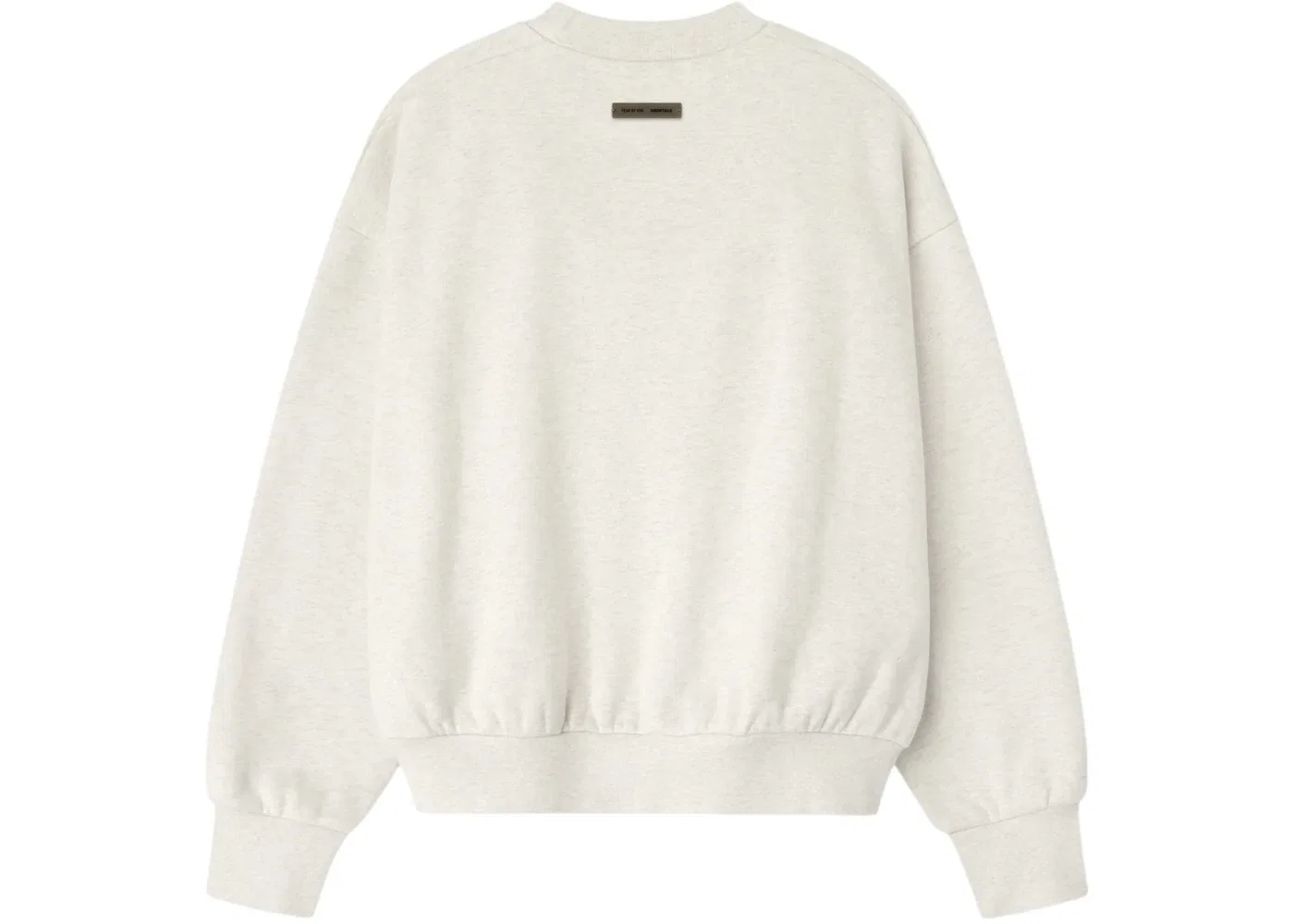Мужской свитшот с тиснением Fear of God Essentials, Oatmeal Heather — фото 2