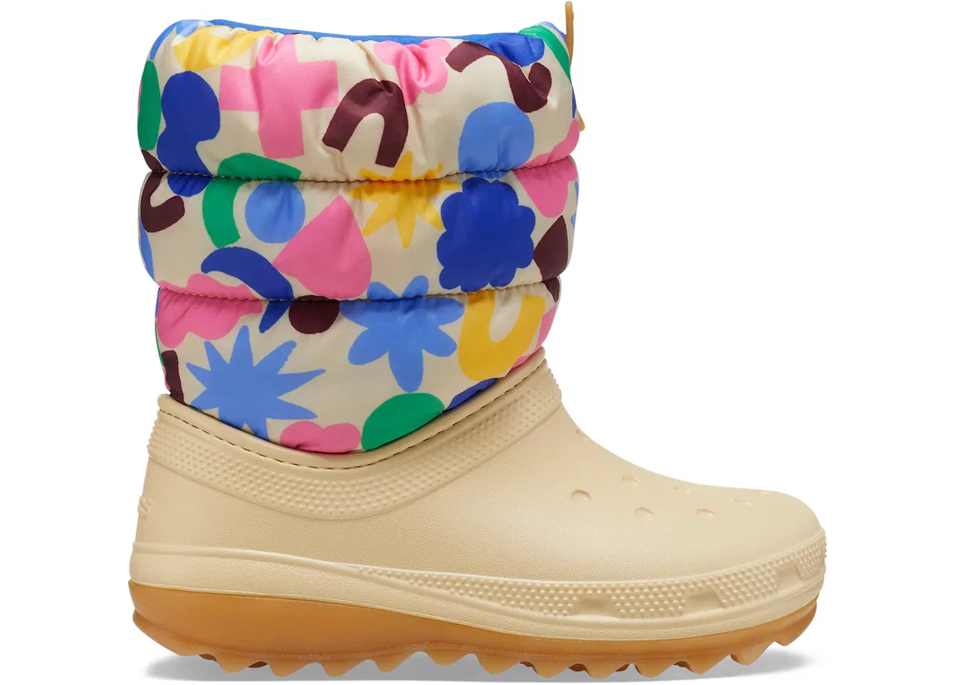 Детские ботинки утепленные Classic Neo Puff Boot Crocs, Shiitake/Multi