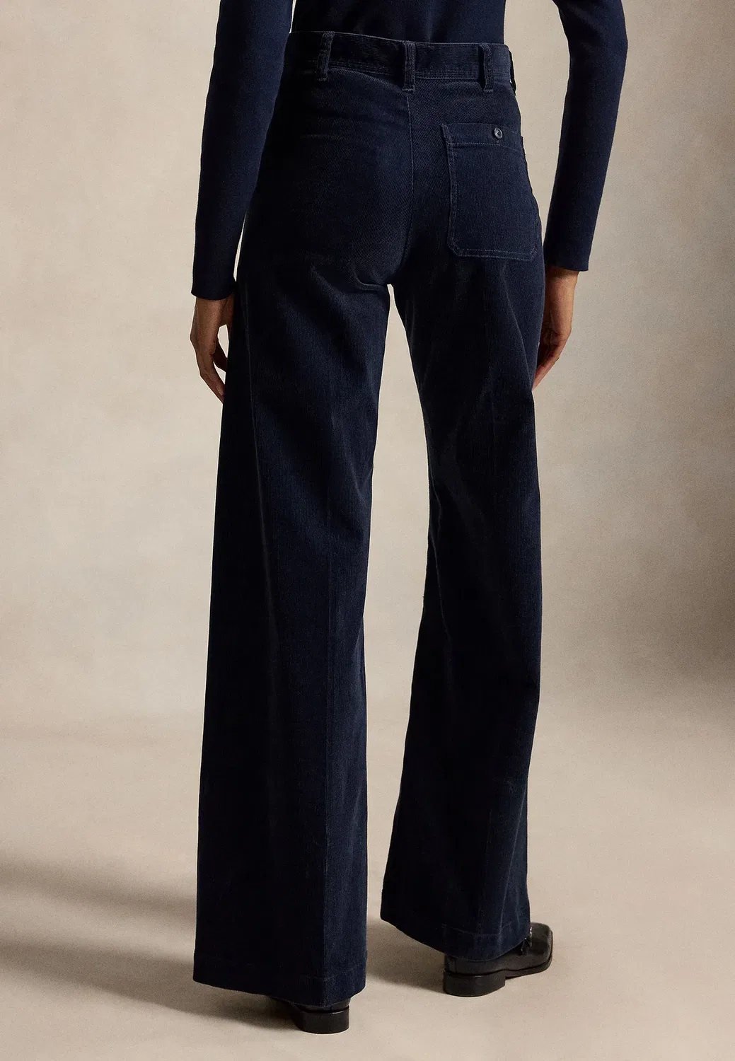 Вельветовые брюки Beaton Polo Ralph Lauren, Navy — фото 3
