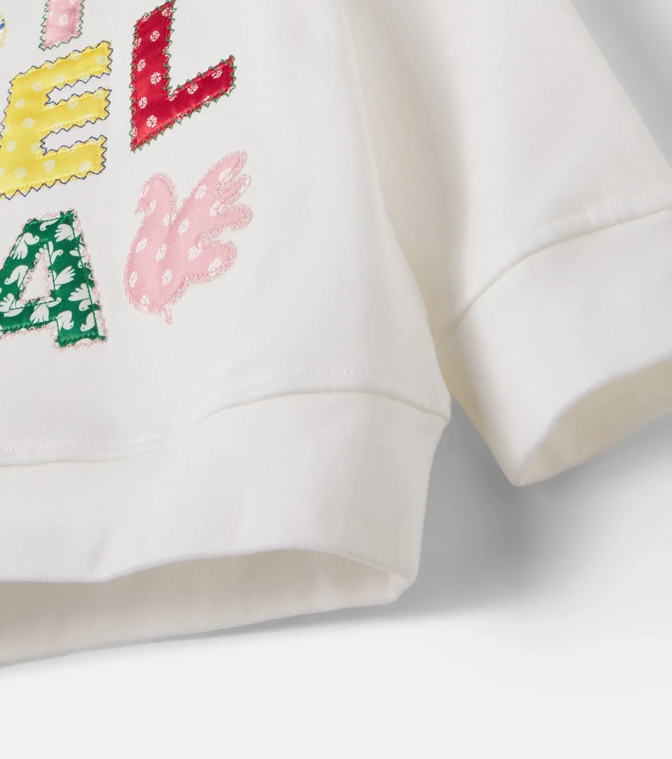 Свитшот хлопковый Stella Mccartney Kids, черный — фото 4