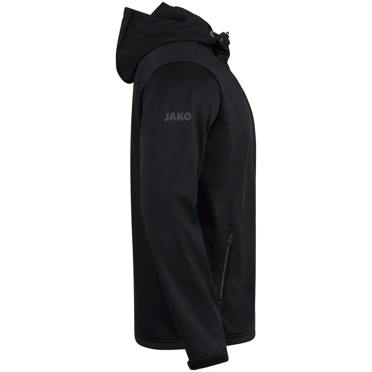 Детская софтшелл-куртка с капюшоном Premium Jako, Schwarz — фото 3