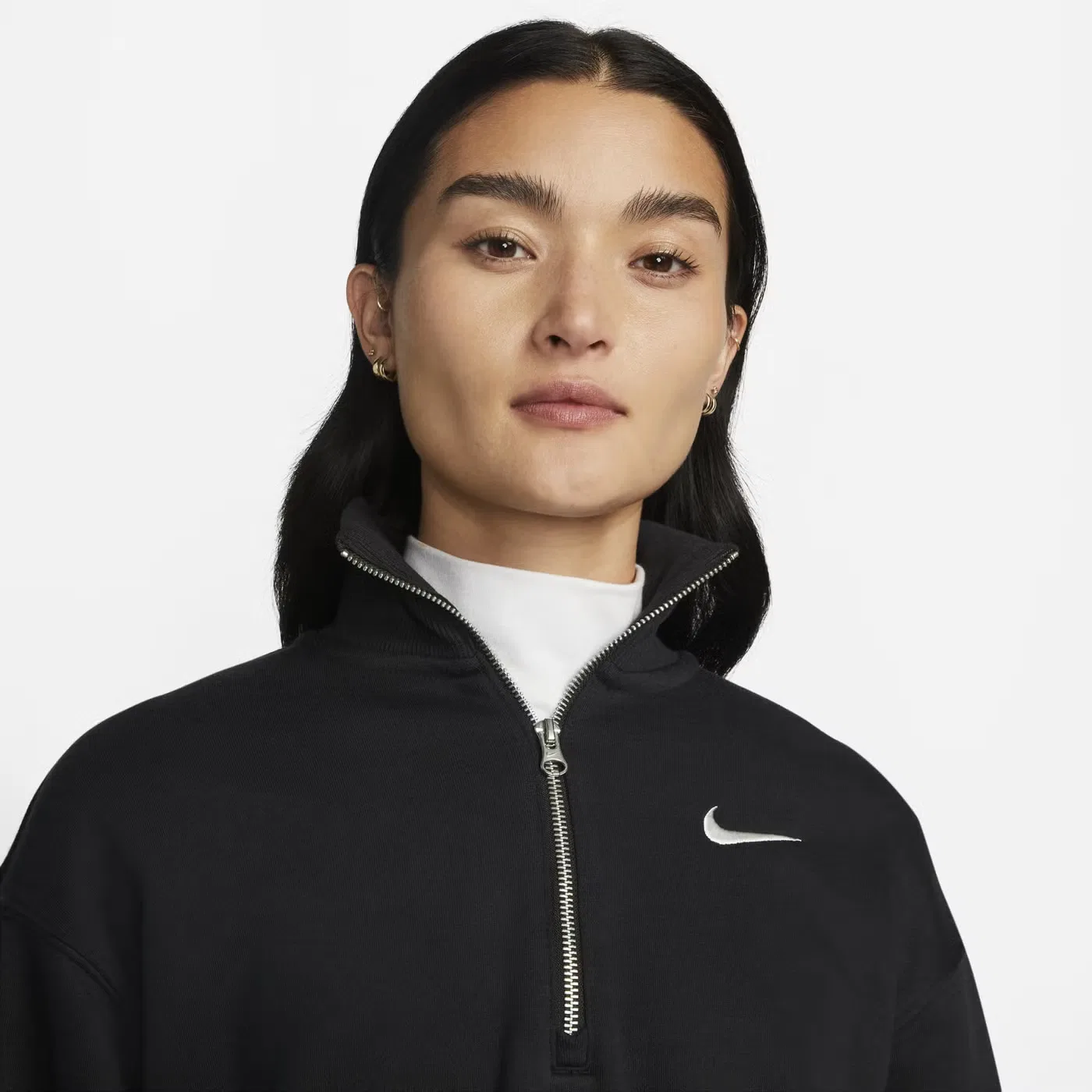 Свитшот из флиса Phoenix Fleece Nike, черный — фото 2