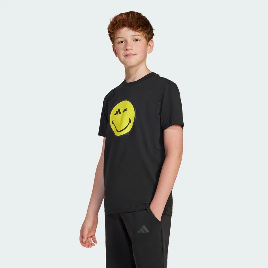 Детская футболка с принтом Sportswear JC7581 adidas x Smileyworld Graphics Tee adidas, Белый