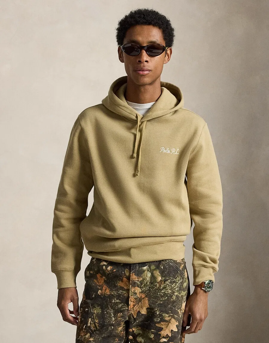 Толстовка Polo Ralph Lauren 'SEASONAL FLEECE' цвета хаки и оливкового — фото 4