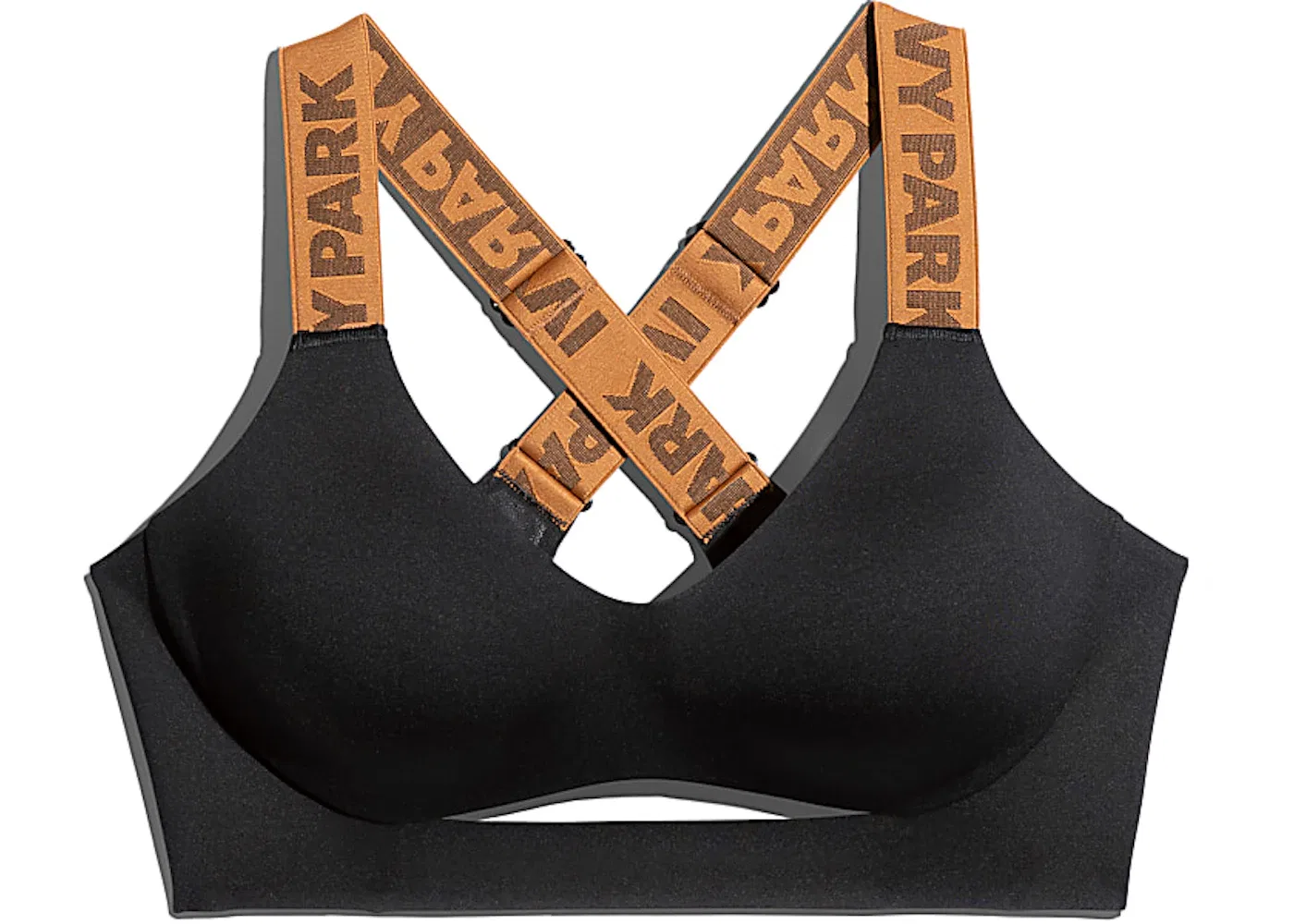 Женский бюстгальтер с вырезами средняя поддержка Ivy Park Adidas, Black