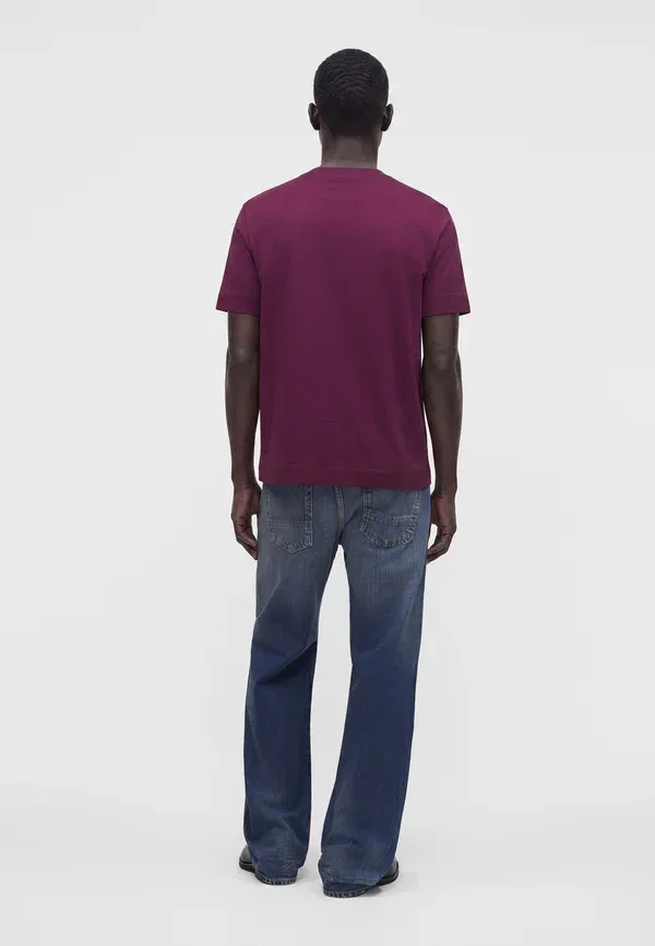Футболка Emporio Armani, винный — фото 3