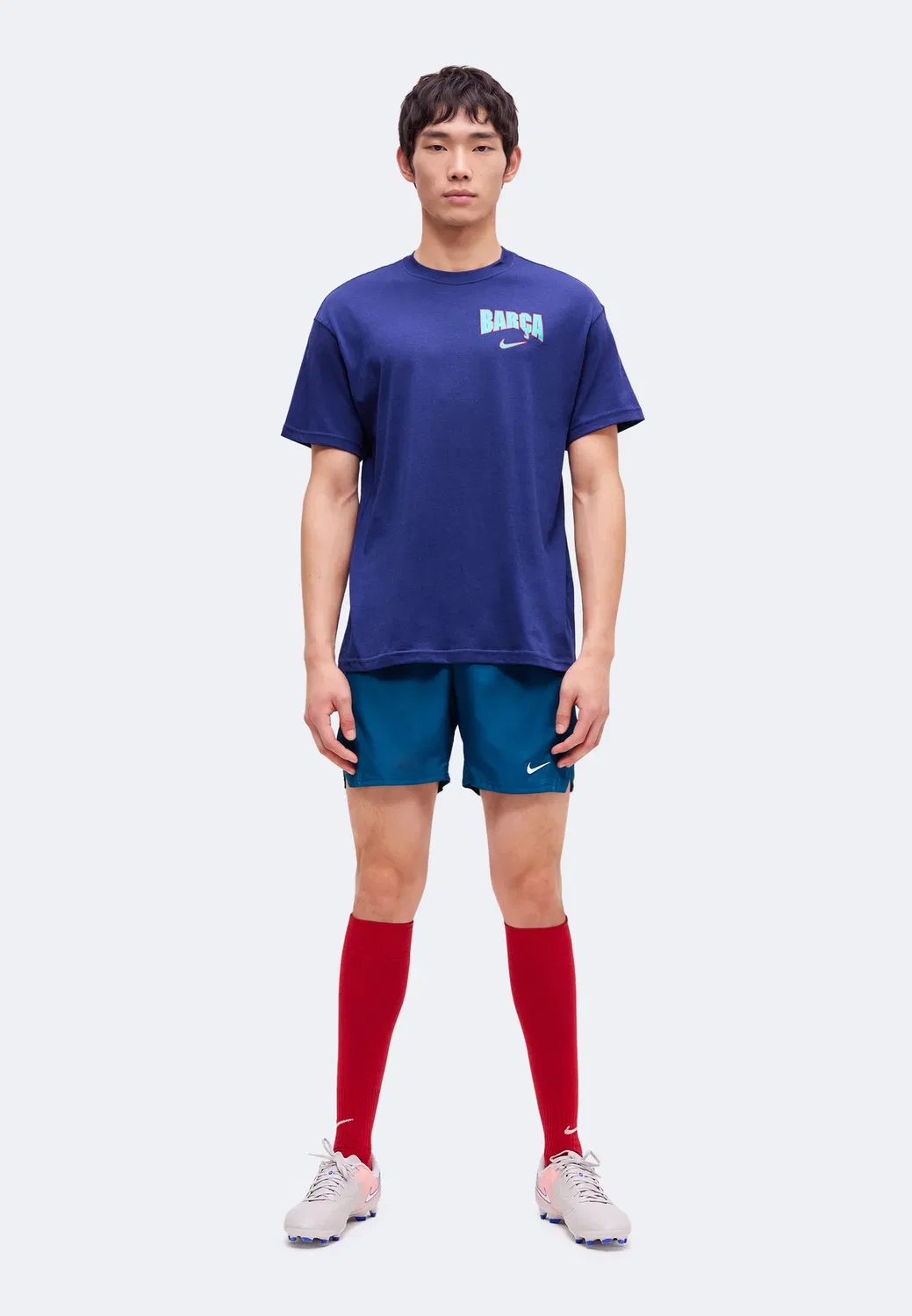 Футболка ФК «Барселона» - клубная одежда Nike Performance, Loyal Blue — фото 2