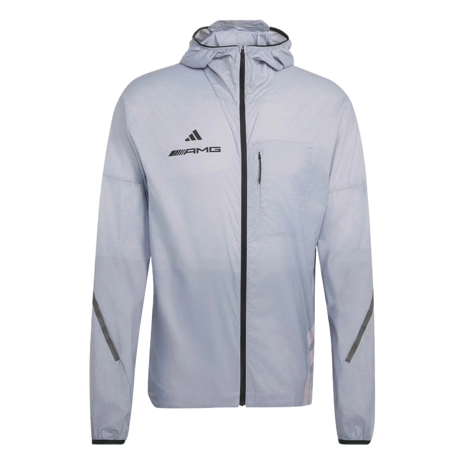 Мужская куртка с капюшоном Adidas, Glory Gray/Silver Daybreak