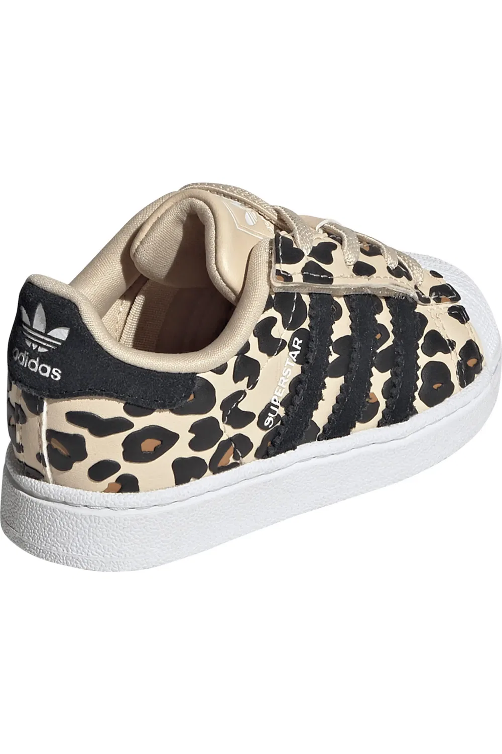 Кроссовки детские с защитой пальцев Superstar II adidas, Sand Strata/Black/White — фото 3
