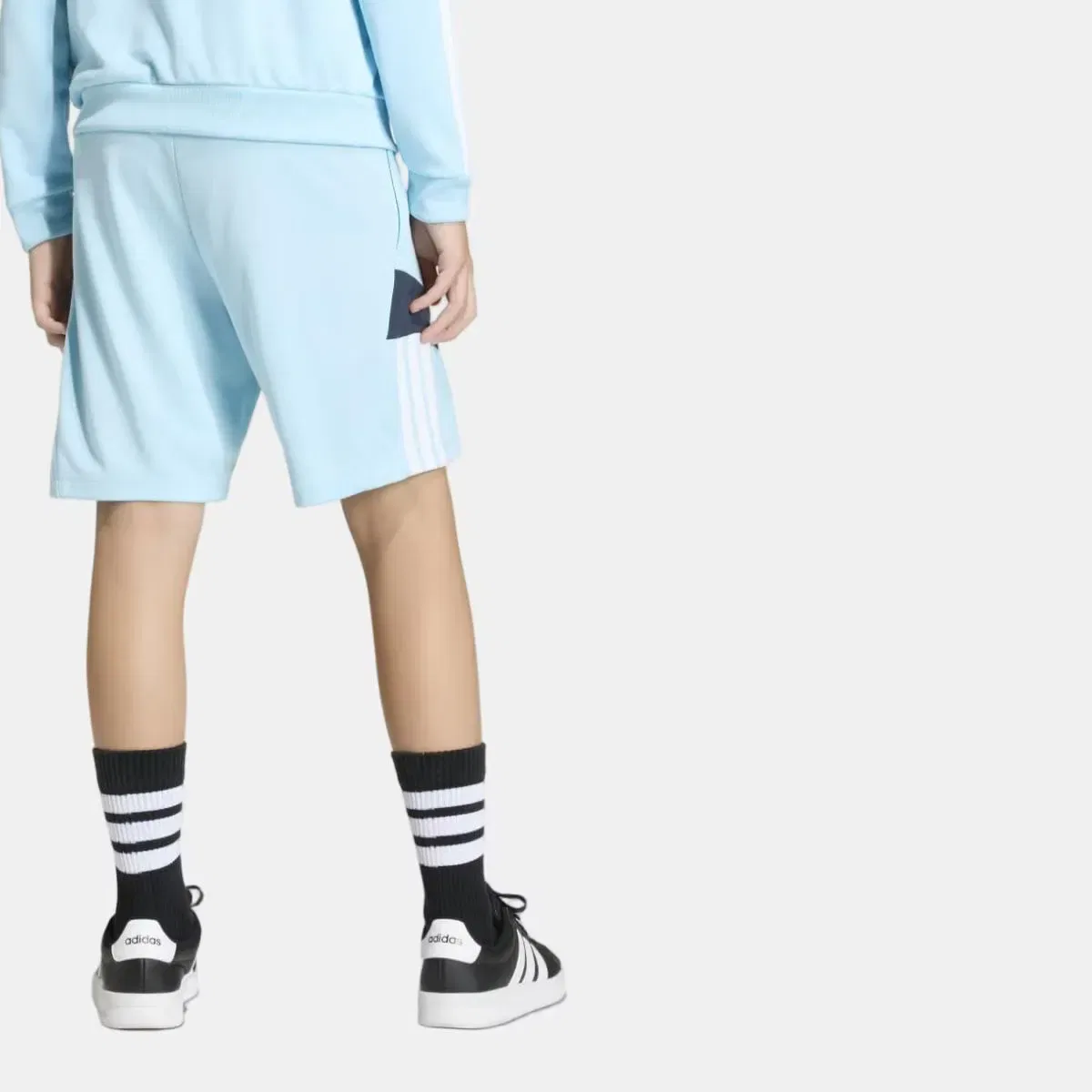Детские шорты для мальчиков House of Tiro adidas, Azul — фото 2