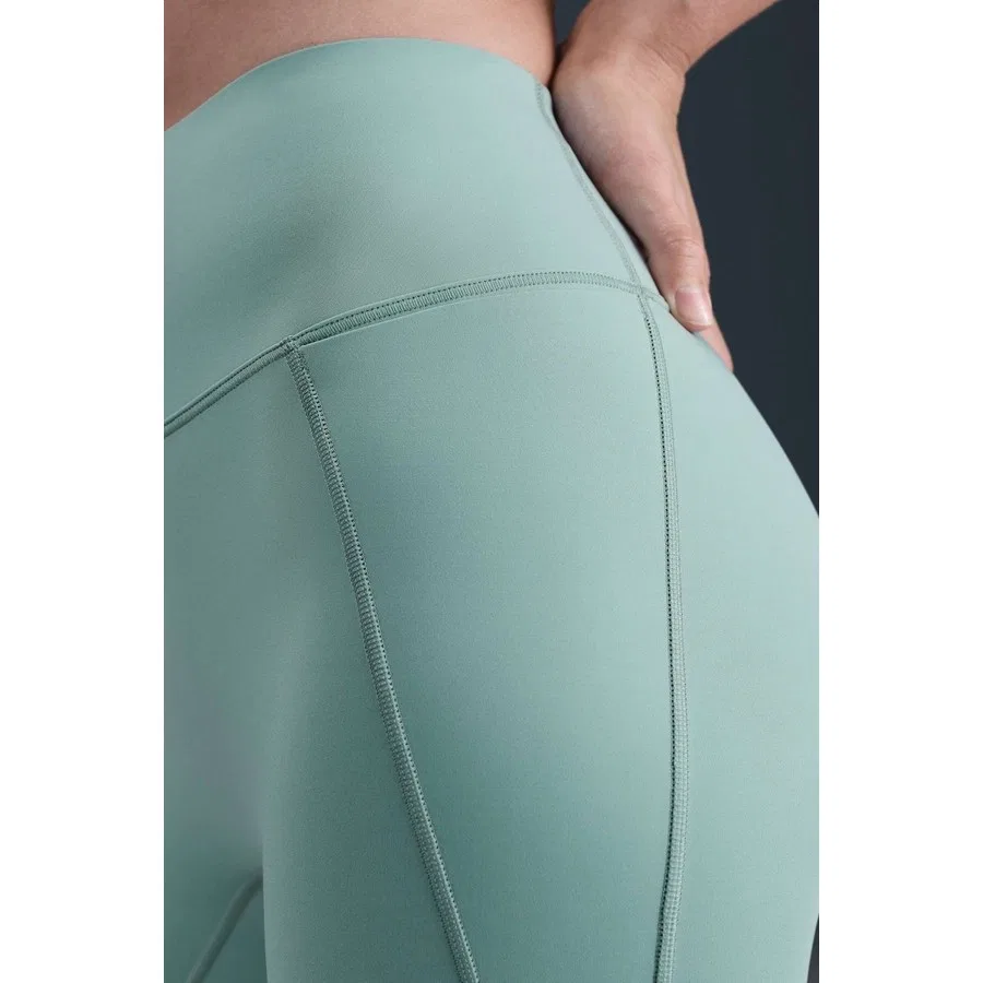Женские леггинсы с высокой посадкой Dri Fit Universa HR 7/8 Tight, Nike, Светло-зеленый — фото 4