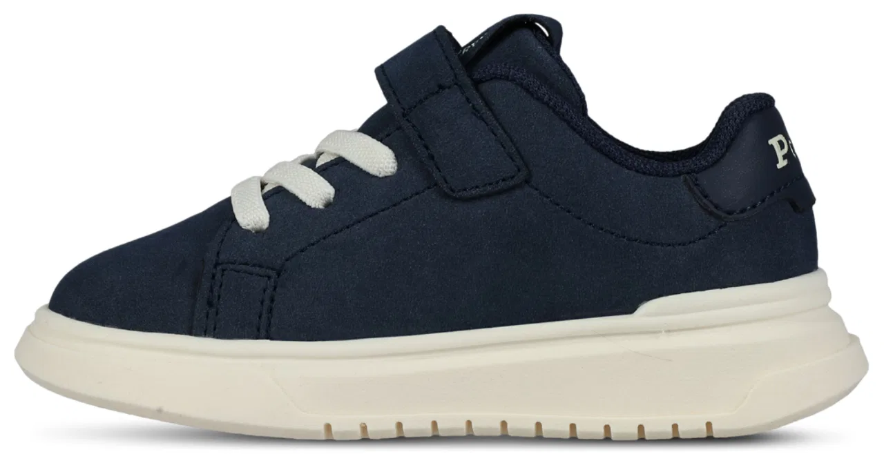 Детские кроссовки для мальчиков на липучках Heritage Court Super PS Polo, Navy/Cream — фото 2