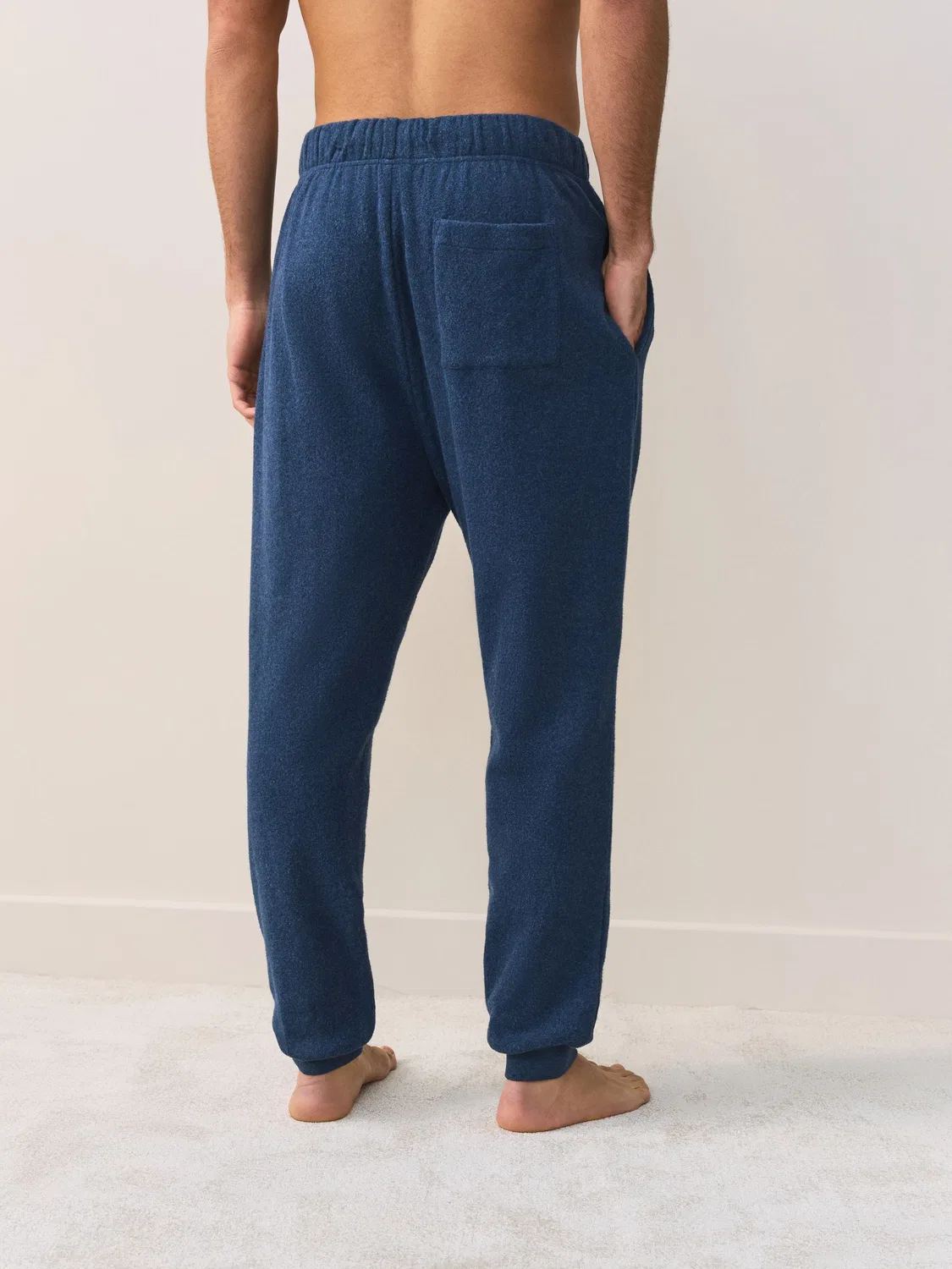 Джоггеры флисовые Relaxed Fit Next, темно-синий — фото 3