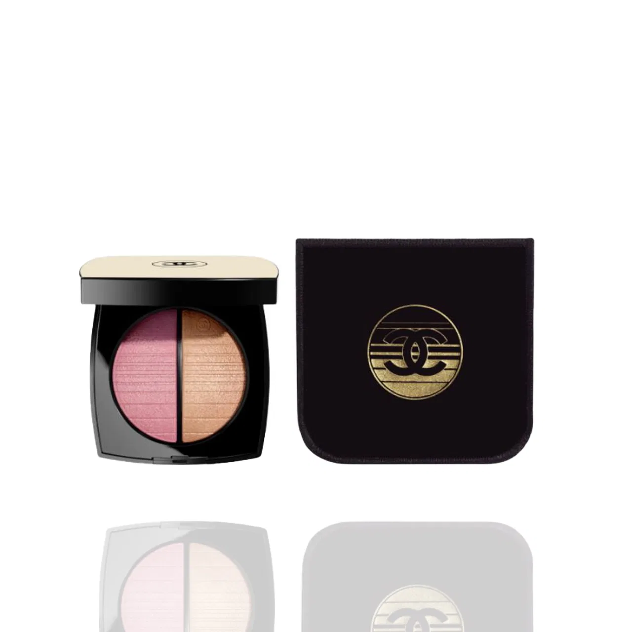 Женский хайлайтер-румяна с фланелевым чехлом, модель Sunset, CHANEL, Beige — фото 3