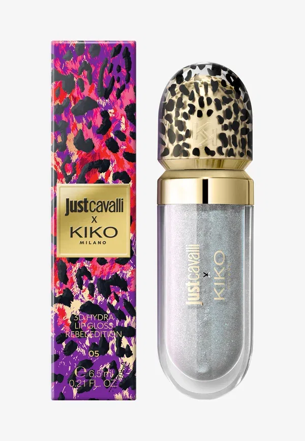 Блеск для губ Just Cavalli x 3D Hydra Rebel Edition - блеск для губ 6.5 мл Kiko Milano, цвет 05 sunset groove — фото 3