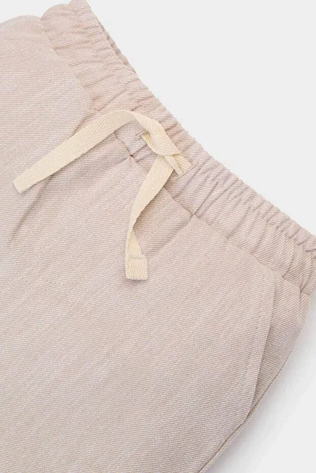 Детские шорты для мальчиков хлопковые Defacto, Beige-Bg123 — фото 2