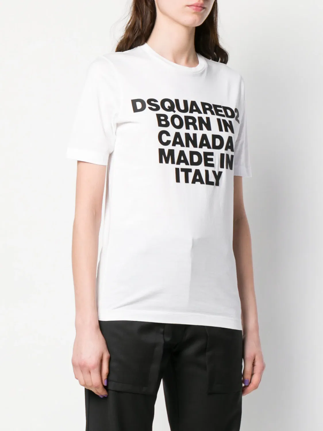 Футболка Born In Canada Dsquared2, белый — фото 3