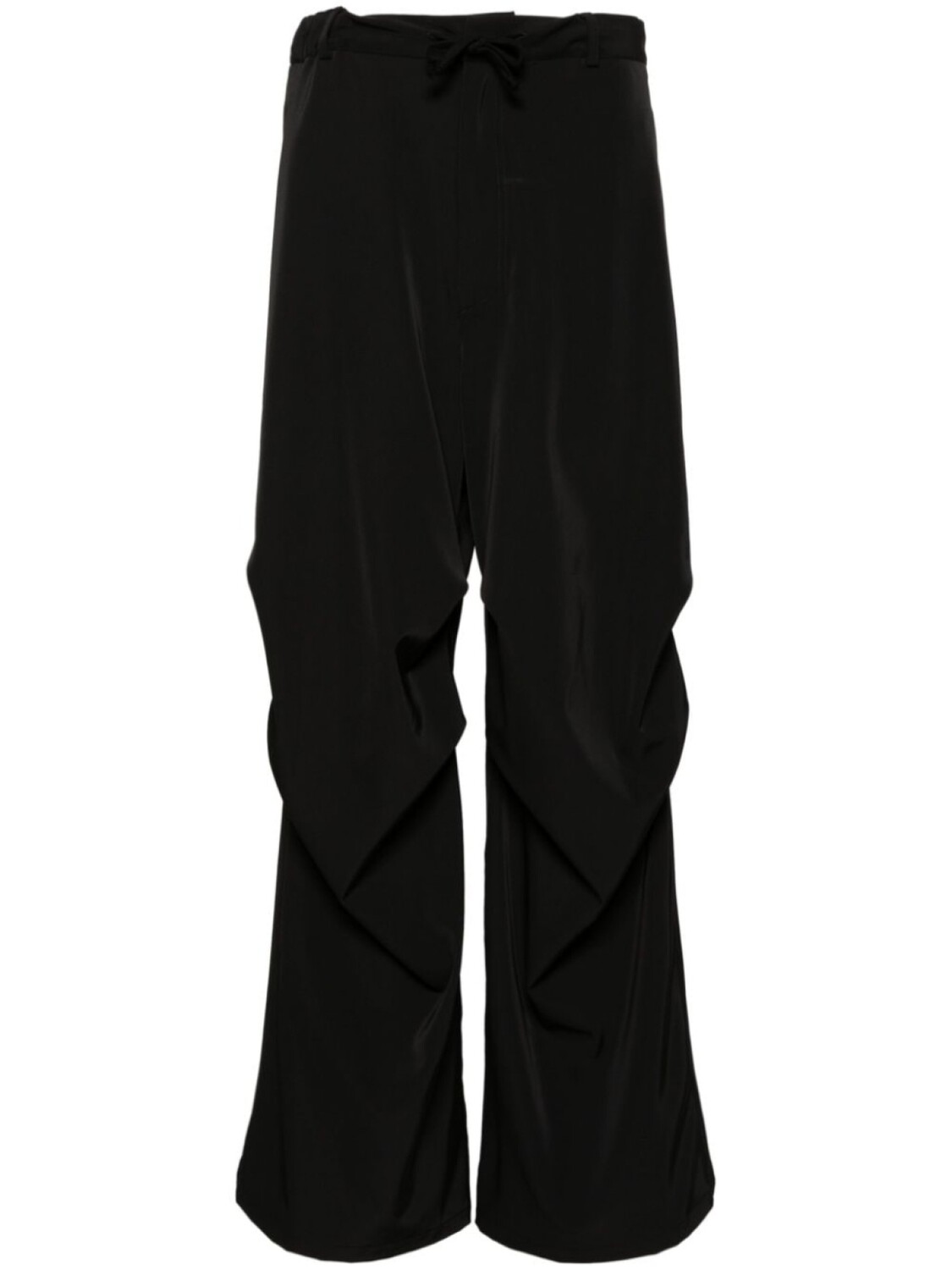 

MM6 Maison Margiela широкие брюки с завышенной талией, черный